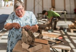 Skulpturen Fund- und Schwemmholz