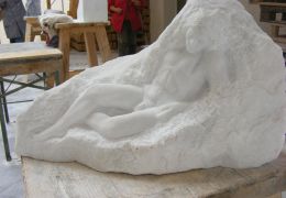 Skulptur in Stein - Werkstück