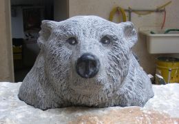 Steinbildhauen - Bär
