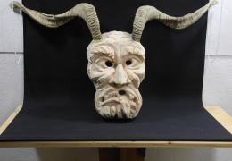 Krampusmaske mit Hörner